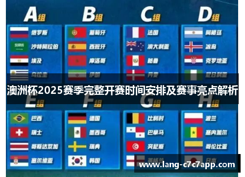 澳洲杯2025赛季完整开赛时间安排及赛事亮点解析